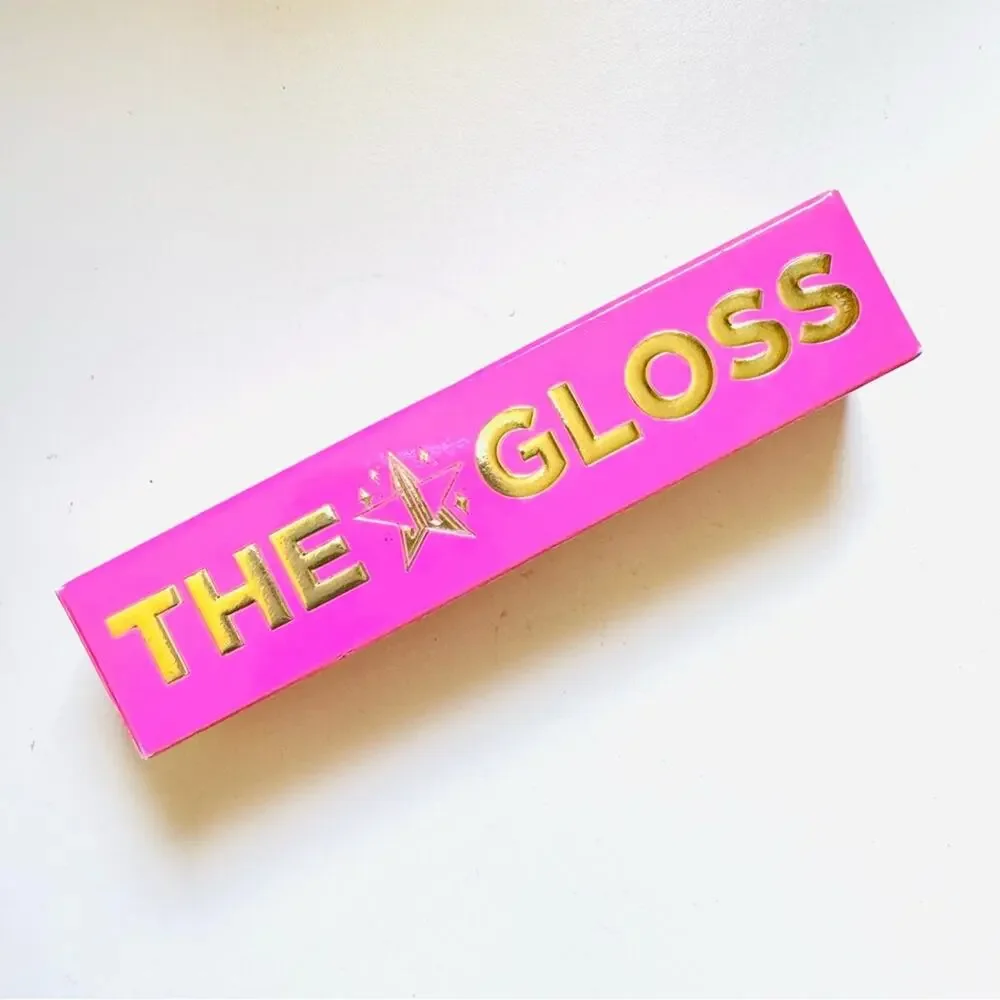 NEW JEFFREE STAR The Gloss Lip Color Shockwave Pink Bronze Light Tint Glitter